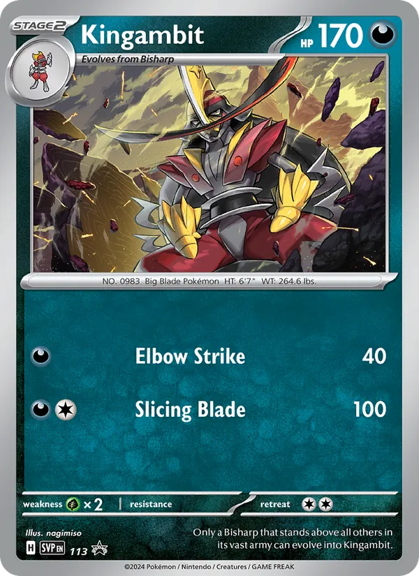 Kingambit - SVP Black Star Promos Pokemon Card