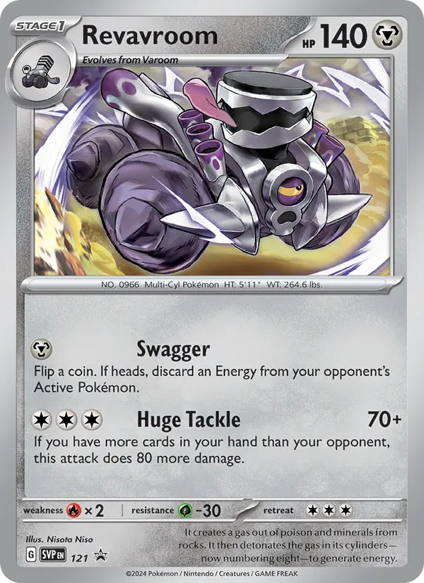 Revavroom - SVP Black Star Promos Pokemon Card