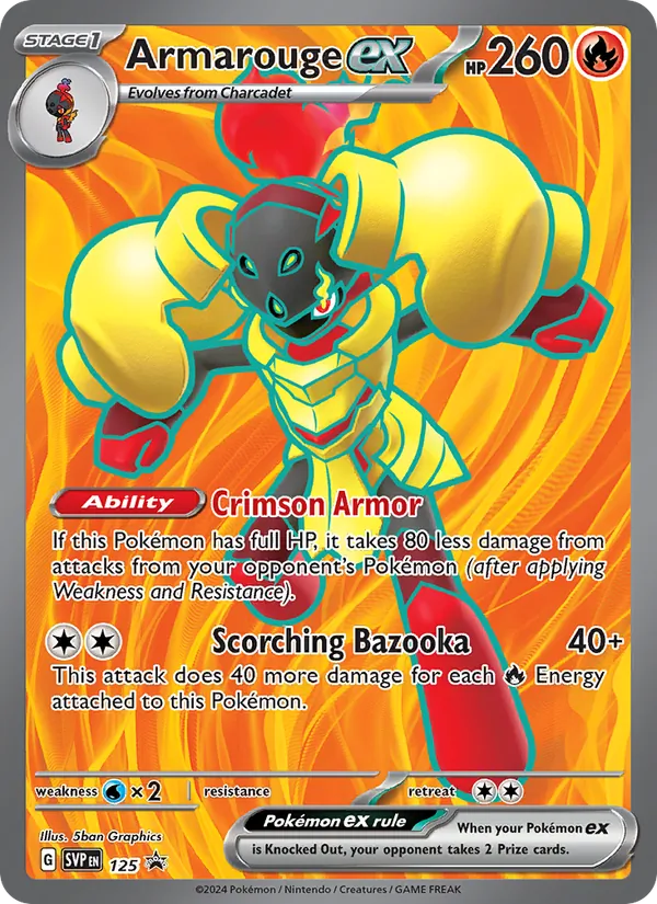 Armarouge ex - SVP Black Star Promos Pokemon Card