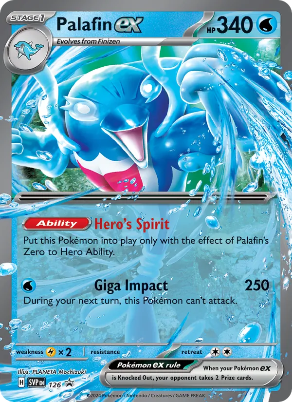 Palafin ex - SVP Black Star Promos Pokemon Card
