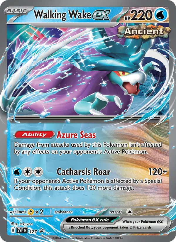 Walking Wake ex - SVP Black Star Promos Pokemon Card