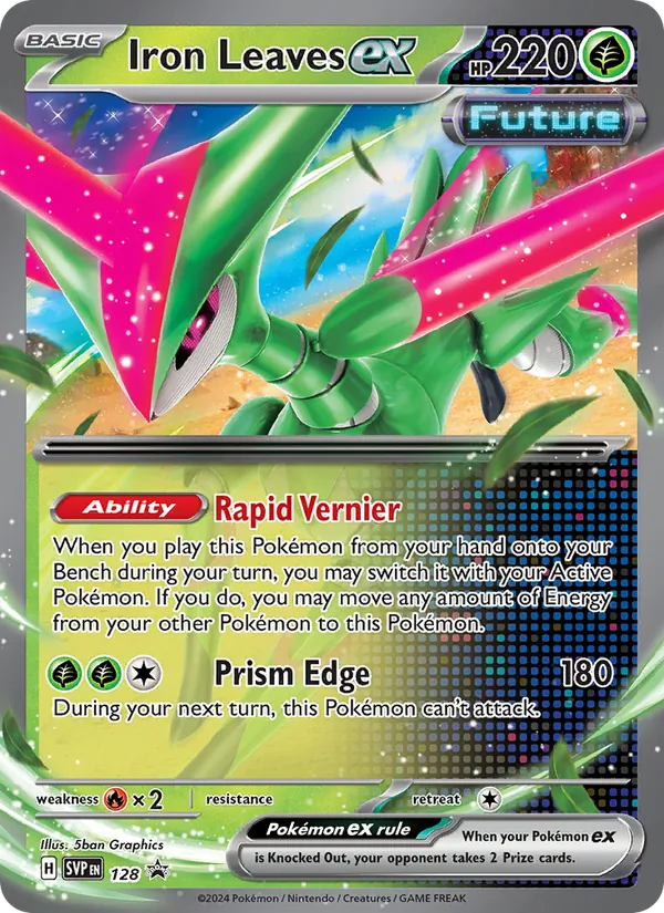 Iron Leaves ex - SVP Black Star Promos Pokemon Card