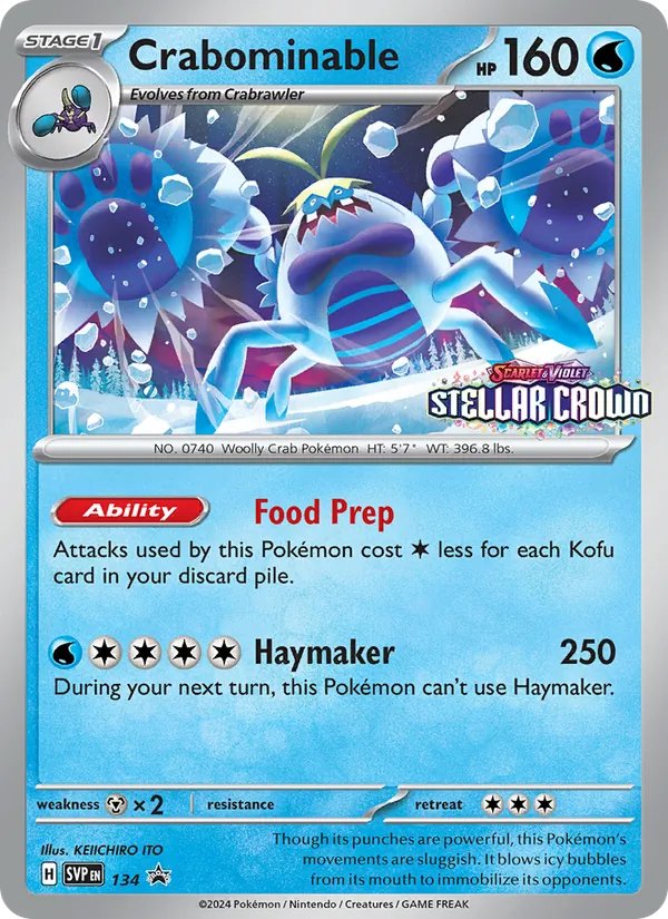 Crabominable - SVP Black Star Promos Pokemon Card