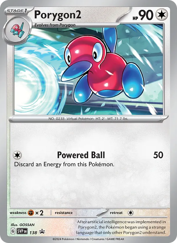 Porygon2 - SVP Black Star Promos Pokemon Card
