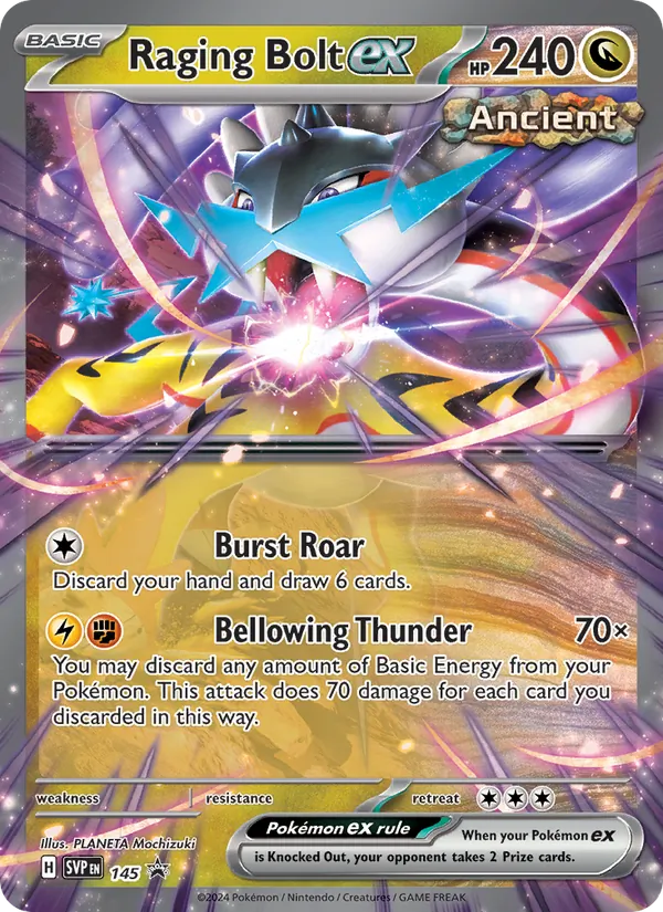 Raging Bolt ex - SVP Black Star Promos Pokemon Card