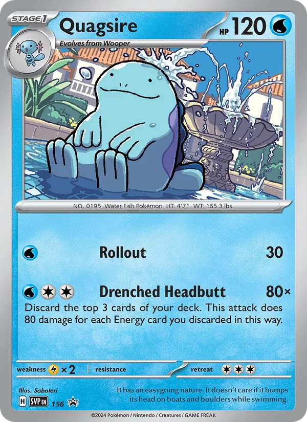 Quagsire - SVP Black Star Promos Pokemon Card