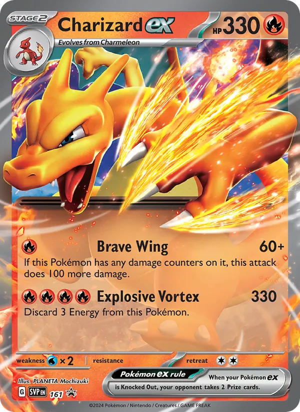 Charizard ex - SVP Black Star Promos Pokemon Card
