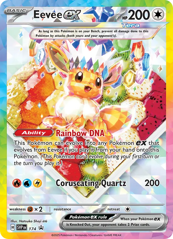 Eevee ex - SVP Black Star Promos Pokemon Card