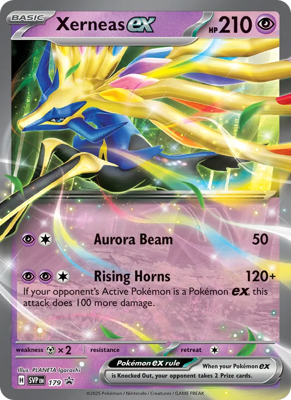 Xerneas ex - SVP Black Star Promos Pokemon Card
