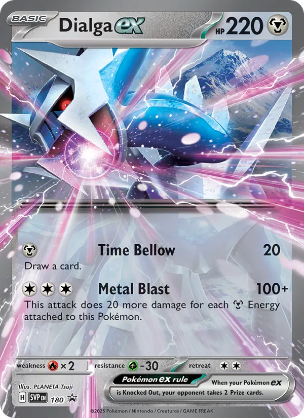 Dialga ex - SVP Black Star Promos Pokemon Card
