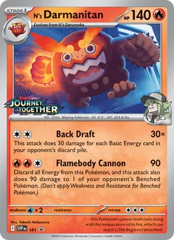 N's Darmanitan - SVP Black Star Promos