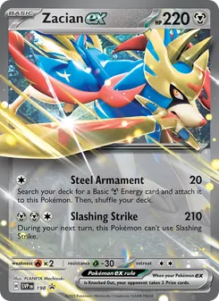 Zacian ex - SVP Black Star Promos