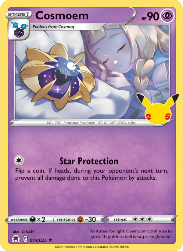Cosmoem - Celebrations Pokemon Card