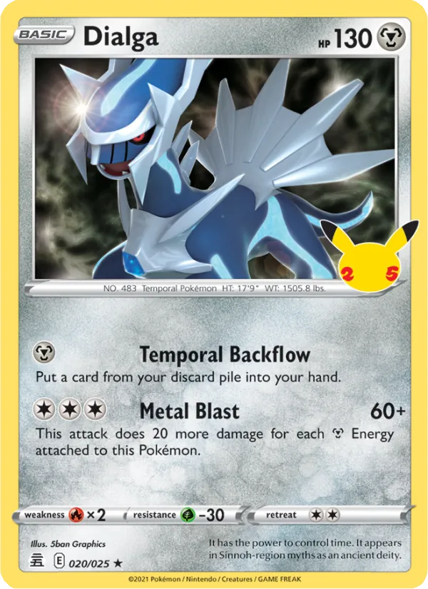 Dialga - Celebrations Pokemon Card