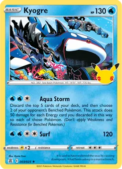 Kyogre - Celebrations