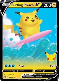 Surfing Pikachu V - Celebrations