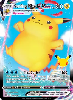 Surfing Pikachu VMAX - Celebrations