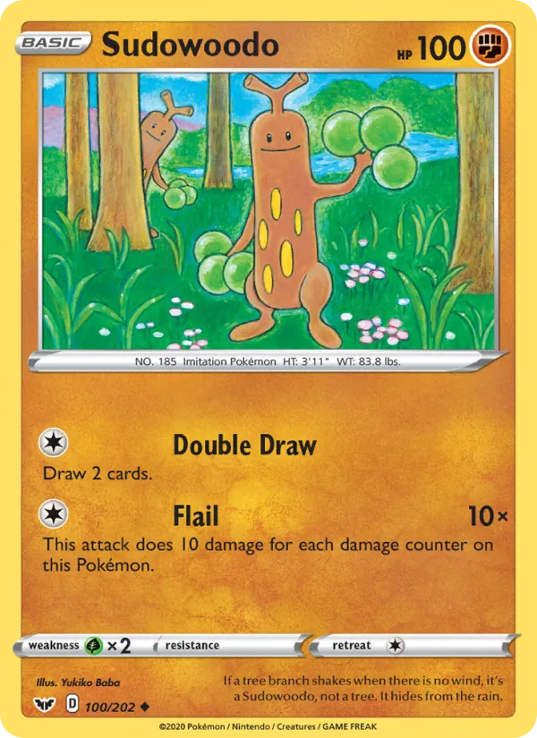 Sudowoodo - Sword & Shield Pokemon Card