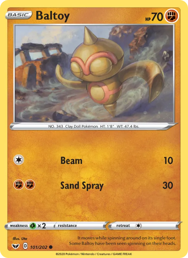 Baltoy - Sword & Shield Pokemon Card