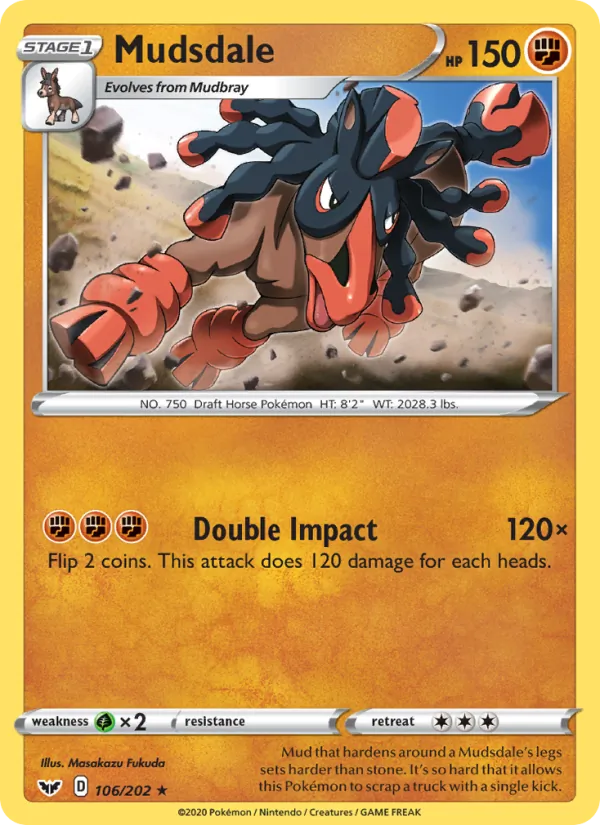 Mudsdale - Sword & Shield Pokemon Card