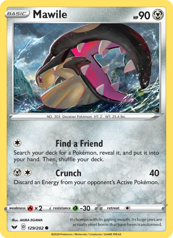 Mawile - Sword & Shield Pokemon Card