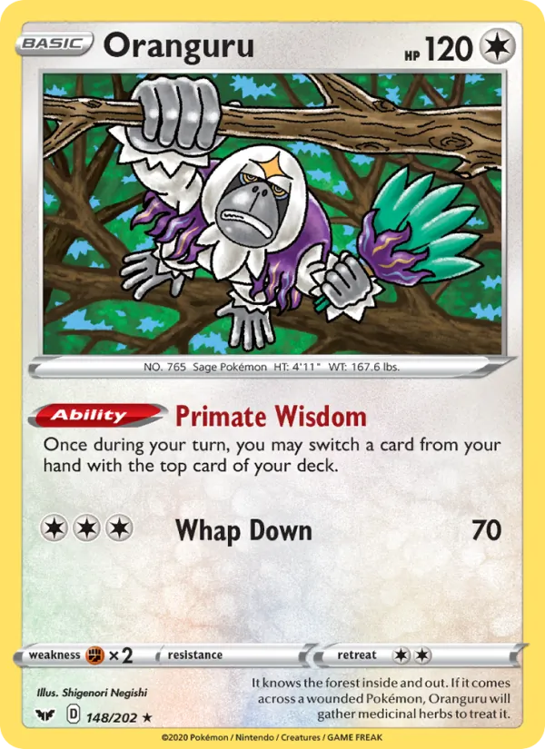 Oranguru - Sword & Shield Pokemon Card