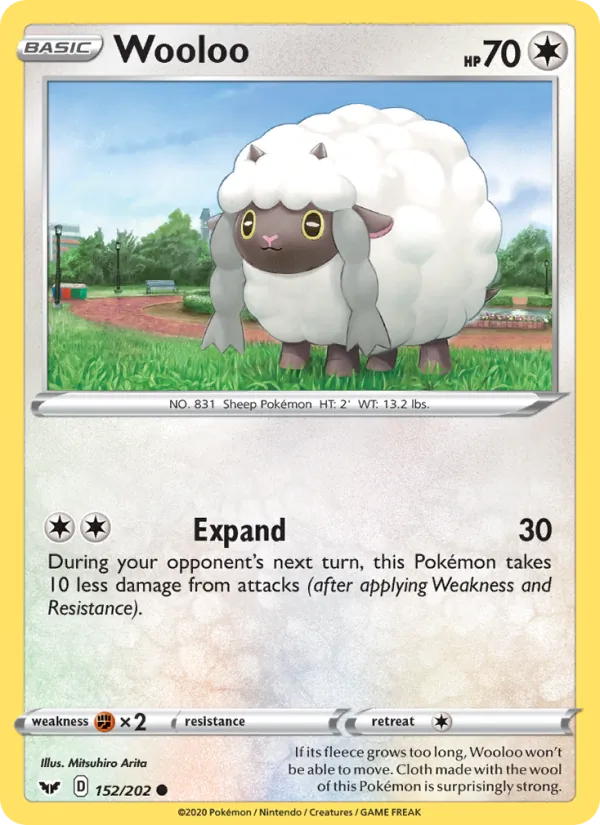 Wooloo - Sword & Shield Pokemon Card