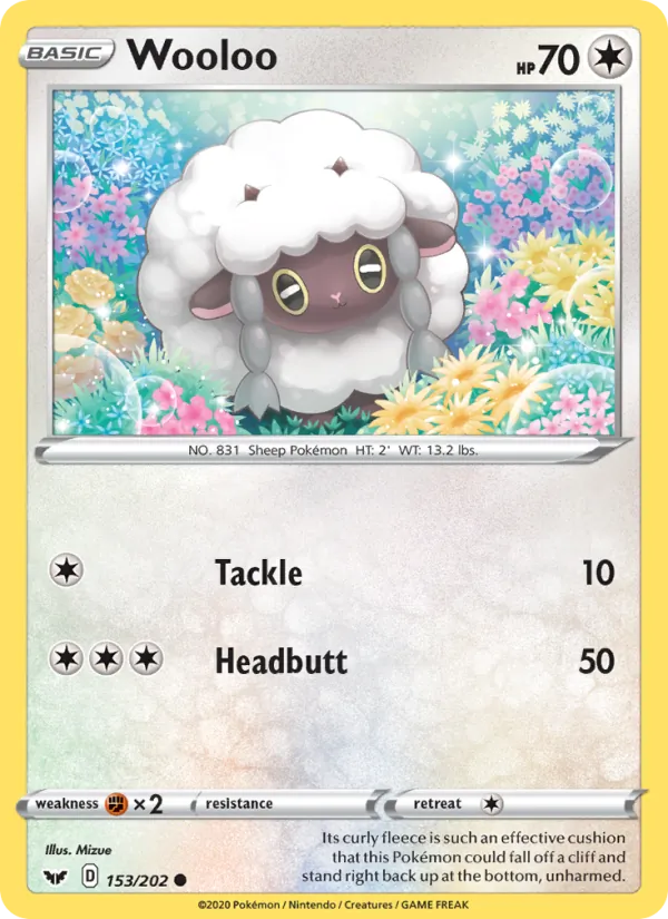 Wooloo - Sword & Shield Pokemon Card