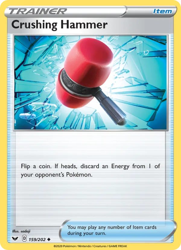 Crushing Hammer - Sword & Shield Pokemon Card