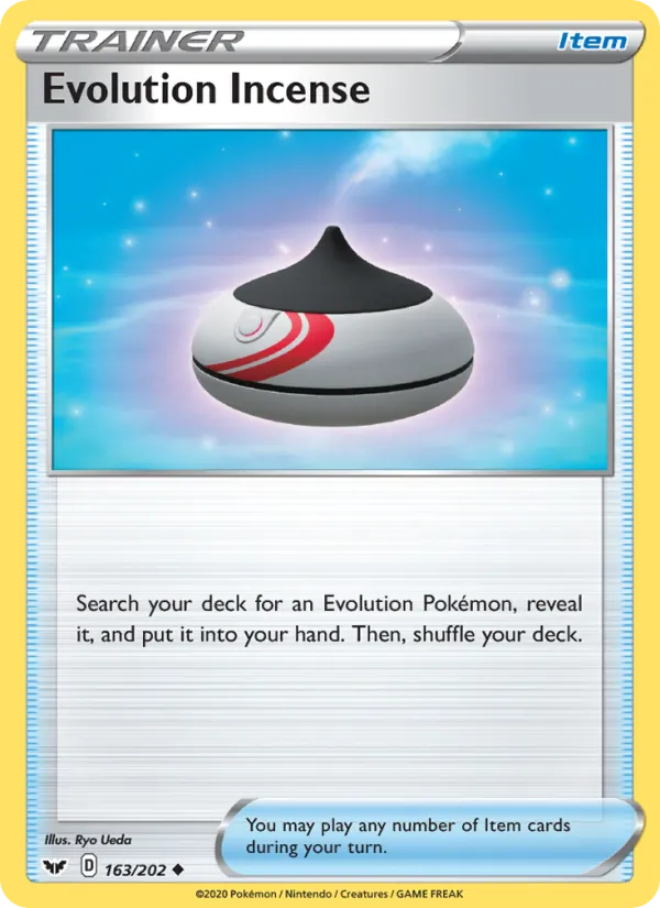 Evolution Incense - Sword & Shield Pokemon Card