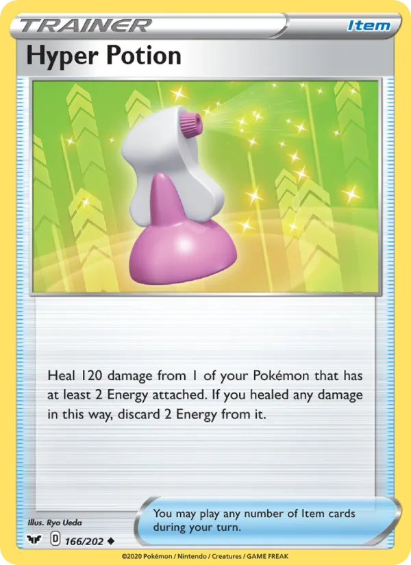 Hyper Potion - Sword & Shield Pokemon Card