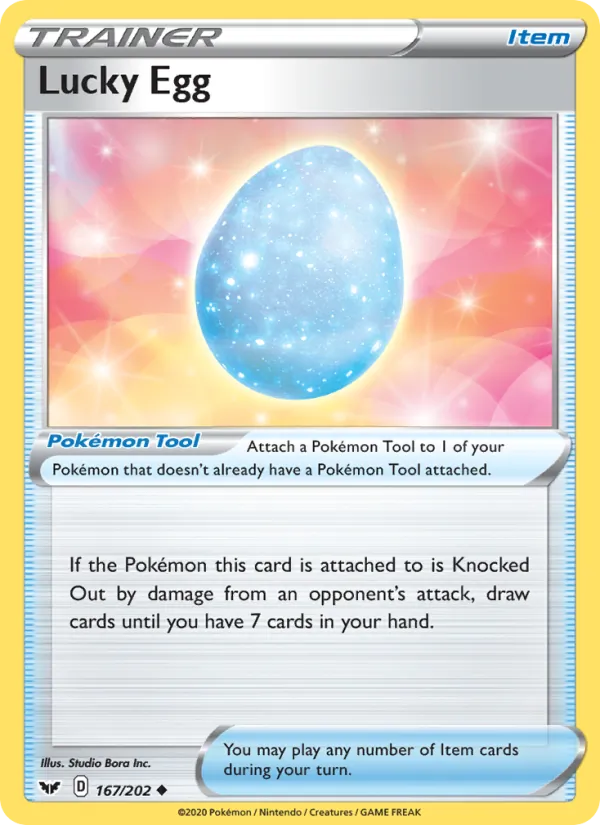 Lucky Egg - Sword & Shield Pokemon Card
