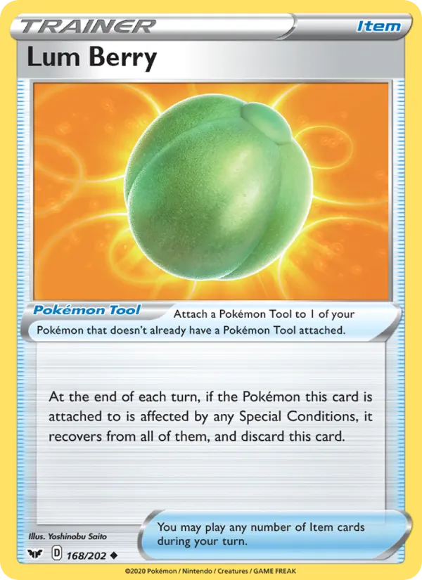 Lum Berry - Sword & Shield Pokemon Card
