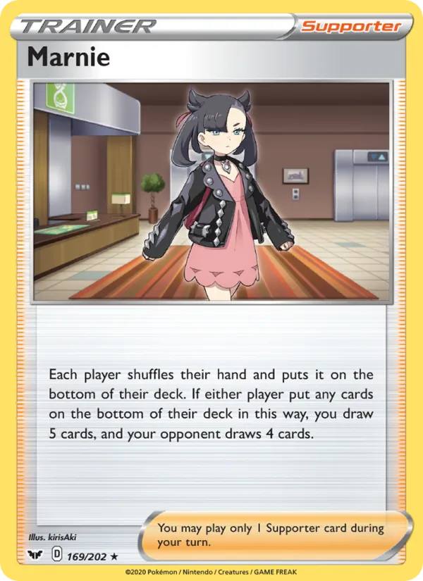 Marnie - Sword & Shield Pokemon Card