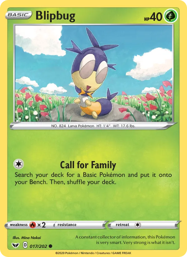 Blipbug - Sword & Shield Pokemon Card