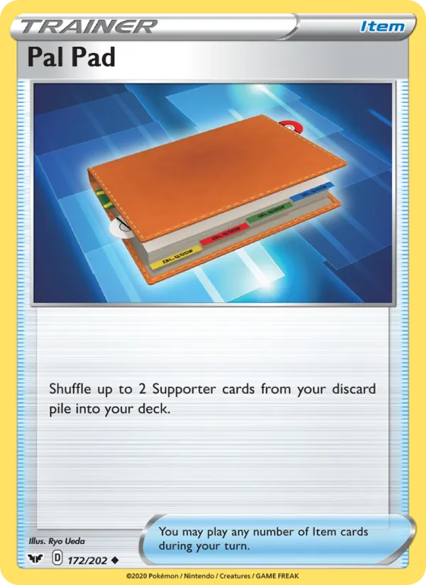 Pal Pad - Sword & Shield Pokemon Card