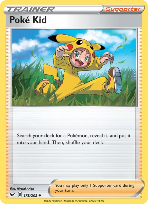 Poké Kid - Sword & Shield Pokemon Card