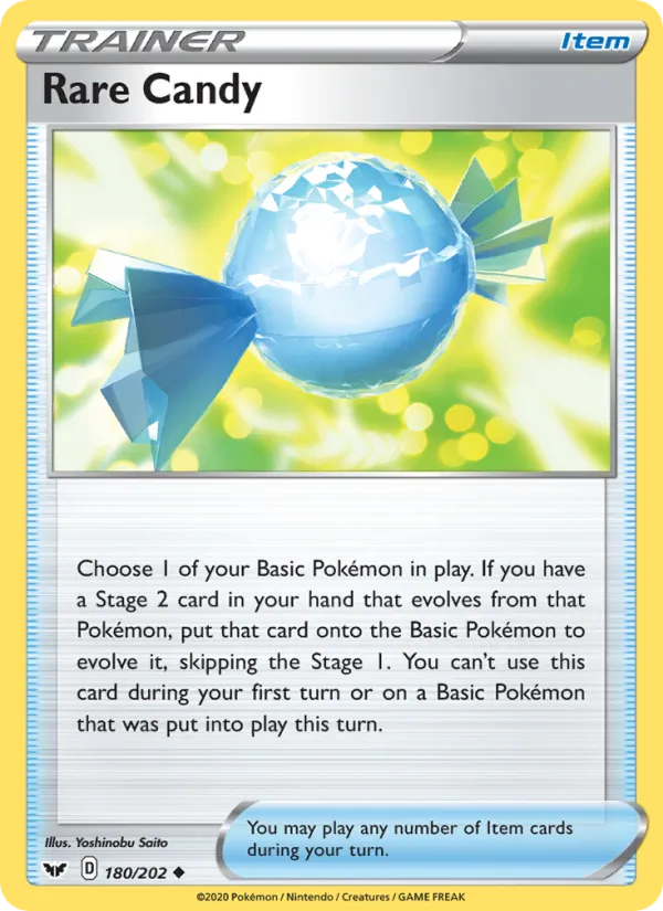 Rare Candy - Sword & Shield Pokemon Card