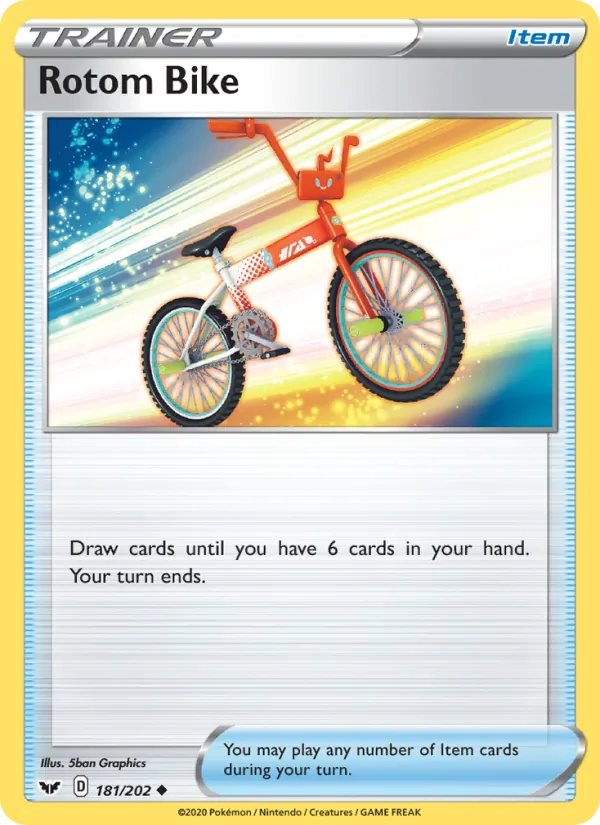Rotom Bike - Sword & Shield Pokemon Card