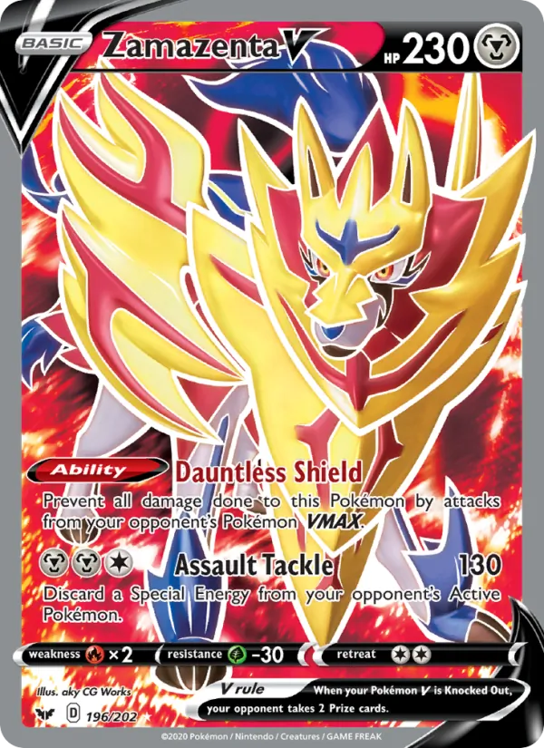 Zamazenta V - Sword & Shield Pokemon Card
