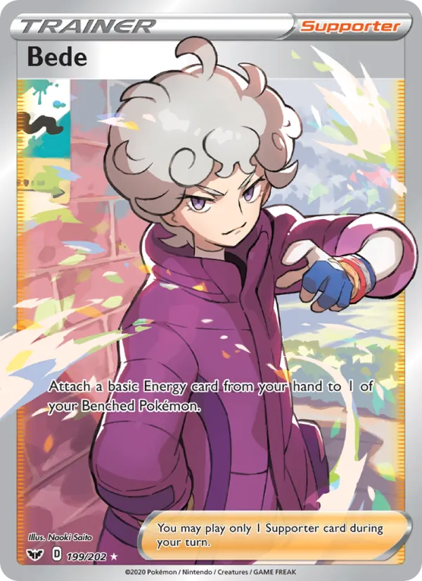 Bede - Sword & Shield Pokemon Card