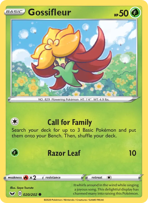 Gossifleur - Sword & Shield Pokemon Card
