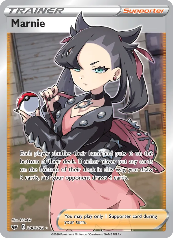 Marnie - Sword & Shield Pokemon Card