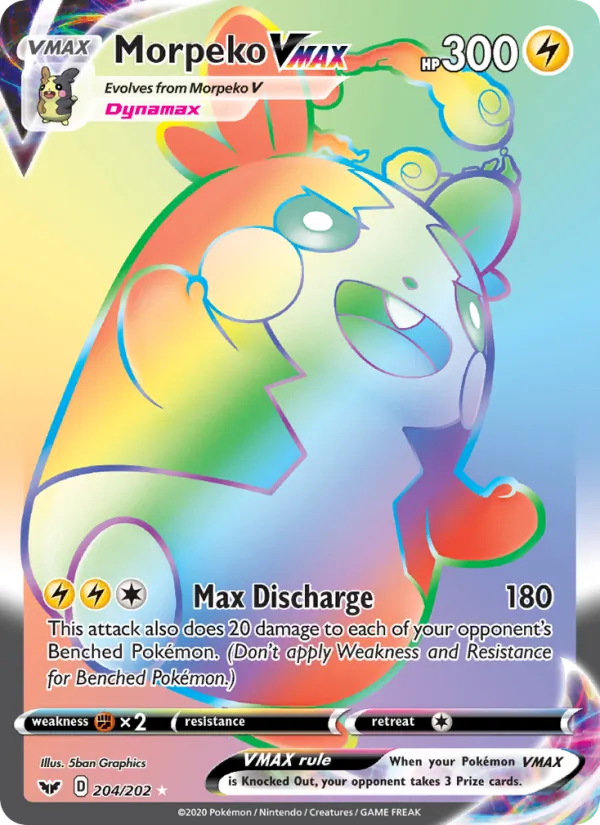 Morpeko VMAX - Sword & Shield Pokemon Card