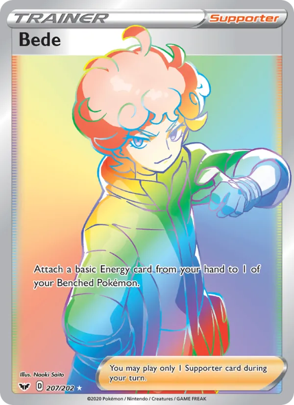 Bede - Sword & Shield Pokemon Card