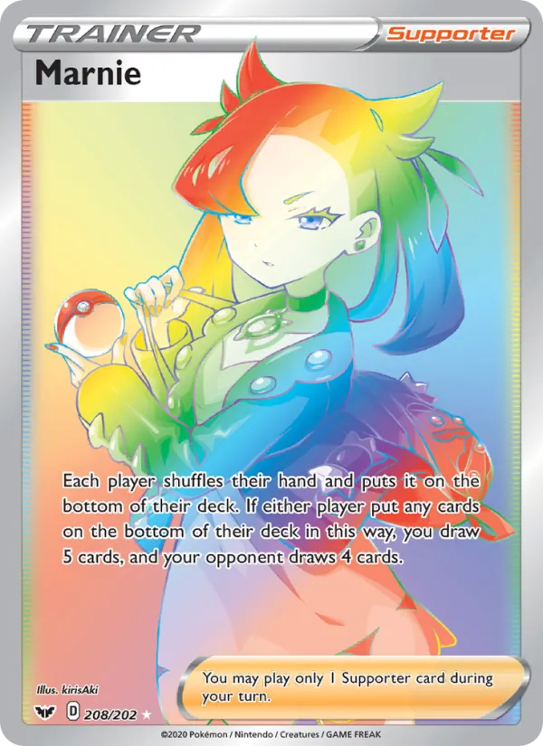 Marnie - Sword & Shield Pokemon Card