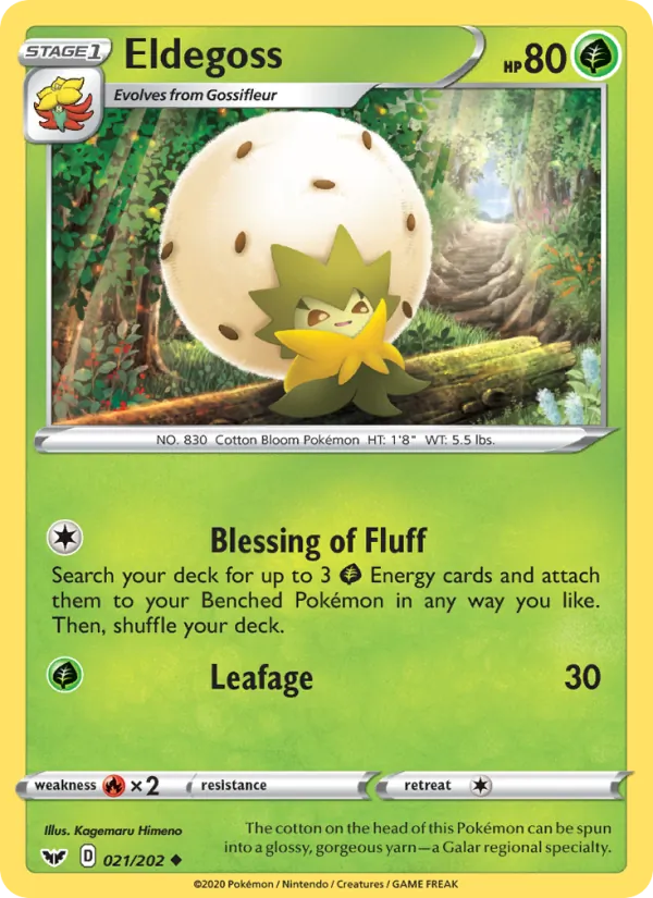 Eldegoss - Sword & Shield Pokemon Card