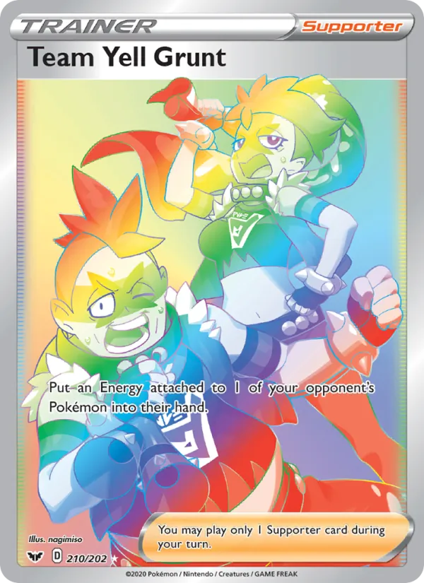 Team Yell Grunt - Sword & Shield Pokemon Card