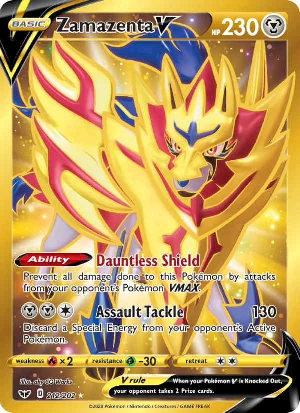 Zamazenta V - Sword & Shield Pokemon Card