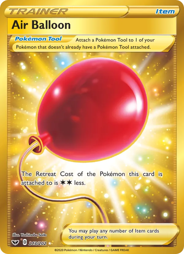 Air Balloon - Sword & Shield Pokemon Card